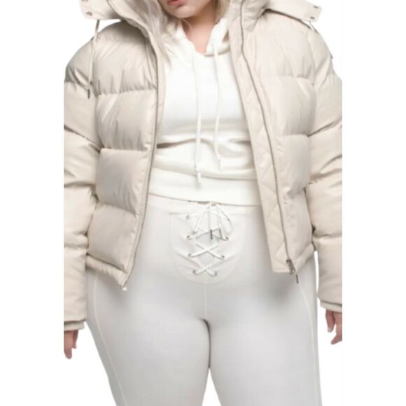 Good American Faux Leather Coat NWT Size L/XL - Picture 2 of 10